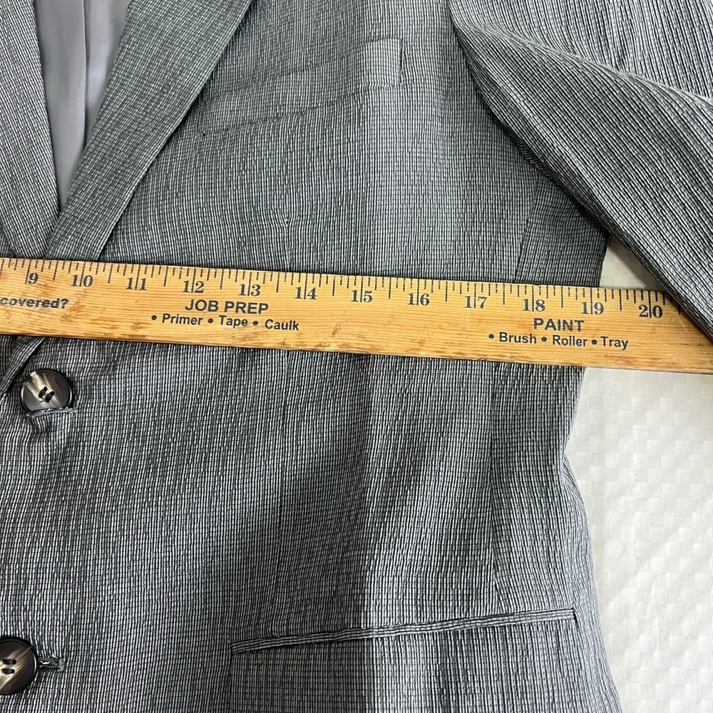 Ween Charm Suit‎ Blazer Jacket Pants  Men Size SM Charcoal Gray 2 Pieces/ Charm